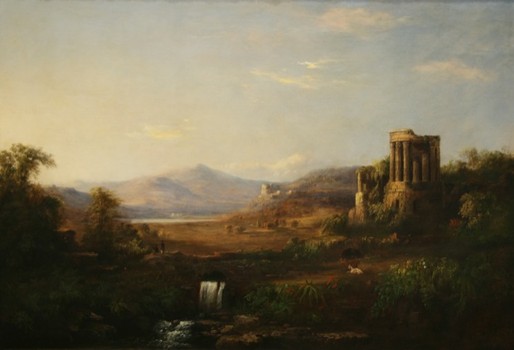 Nineteenth century African-American landscape painter Robert S. Duncanson gets his due at the Cole National Historic Site in the Hudson River Valley. Shown here: 'The Temple of Sybil,' 1859.